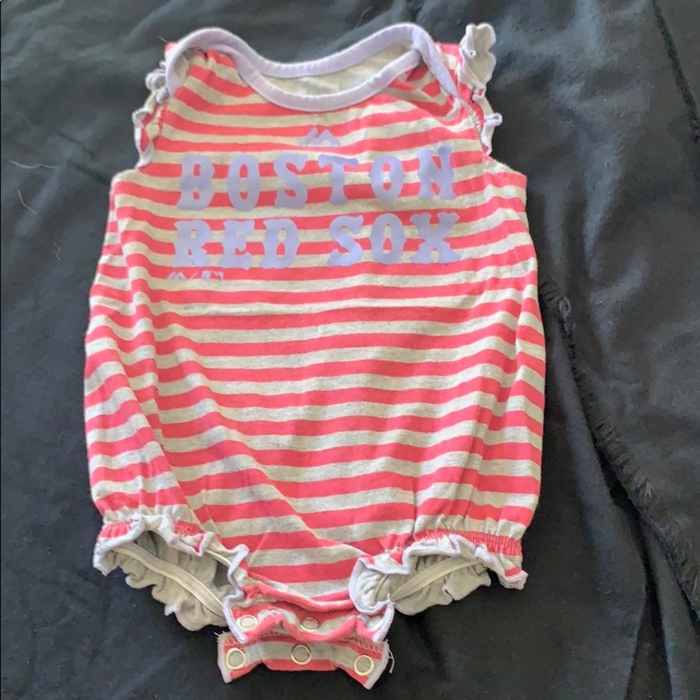 Majestic Red Sox girls onesie